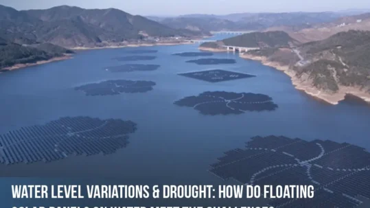 floating solar panels on water