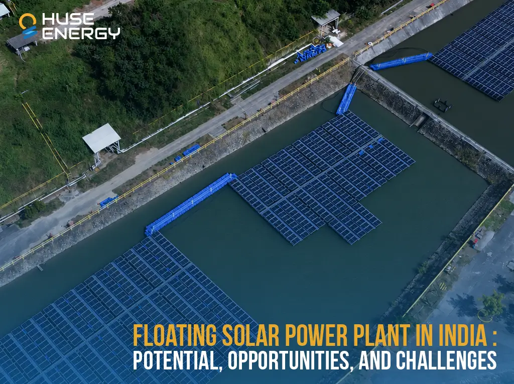 Floating solar power plant in India